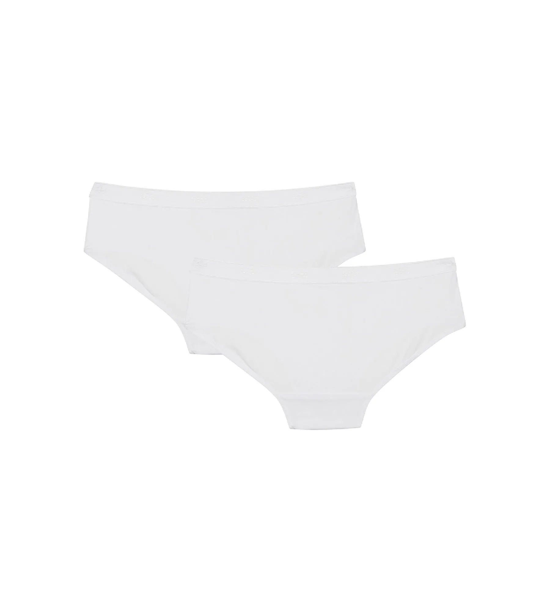 2 pack white shorties for girl- Pocket Micro