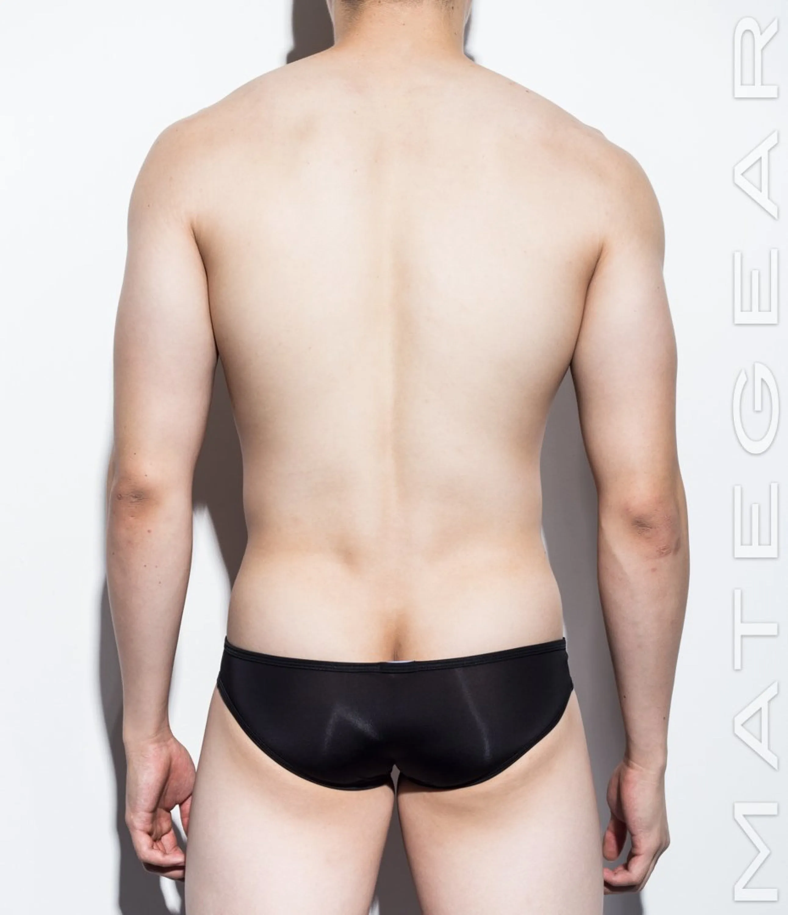 [2pc/Pack] Sexy Men's Underwear Mini Squarecut Trunks - Ran Kwang (Flat Front / Reduced Sides) (Ultra Thin Nylon Signature Series)