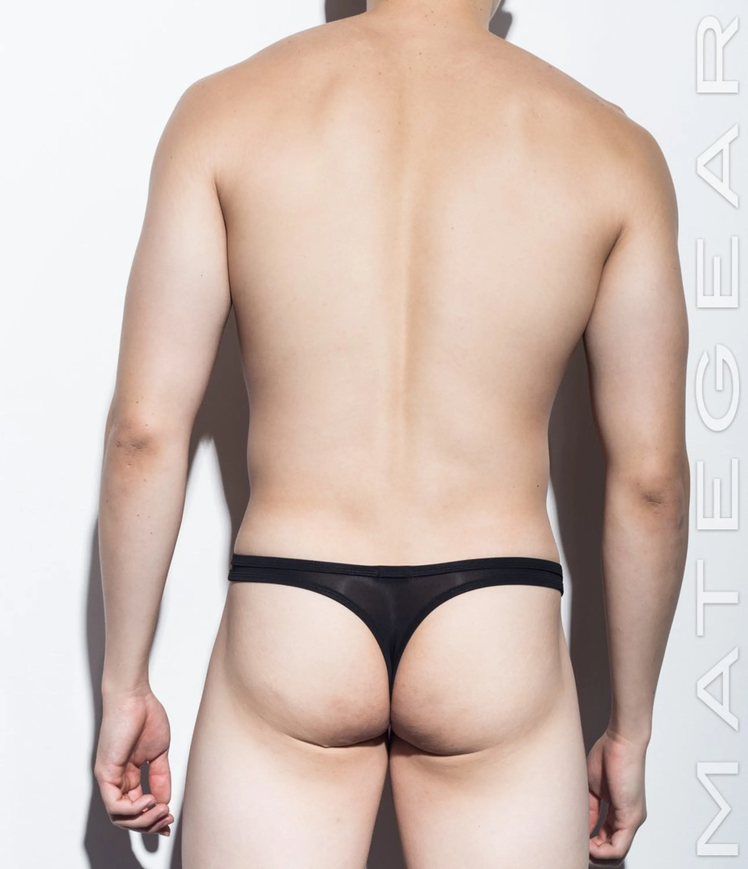 [2pc/Pack] Sexy Men's Underwear Signature Ultra Thongs - Kyo Ha (Ultra Thin Nylon Series / V Front / Tapered Sides)