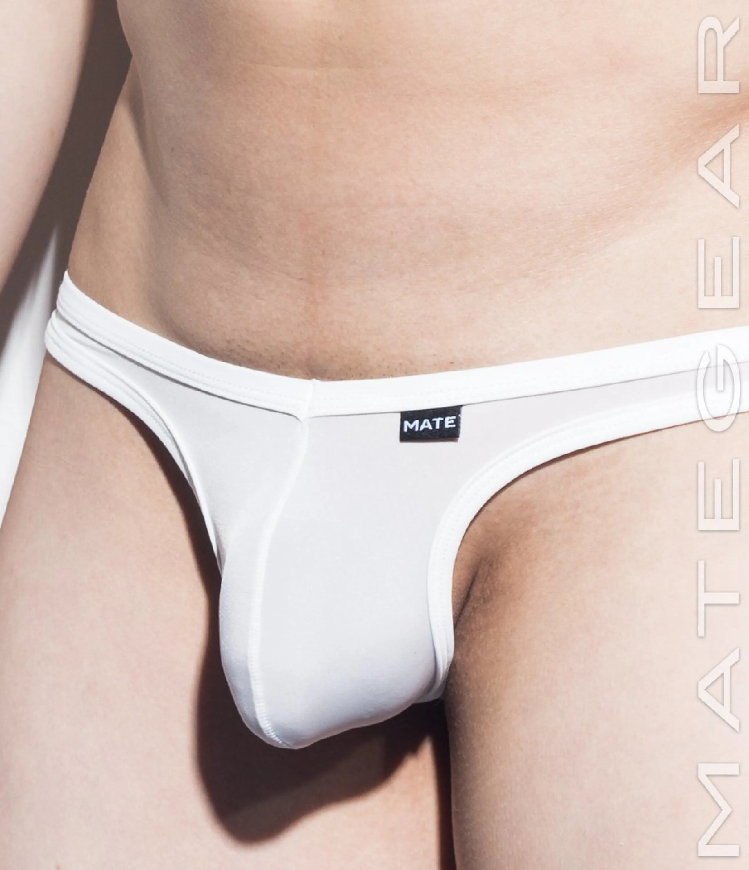 [2pc/Pack] Sexy Men's Underwear Signature Ultra Thongs - Kyo Ha (Ultra Thin Nylon Series / V Front / Tapered Sides)