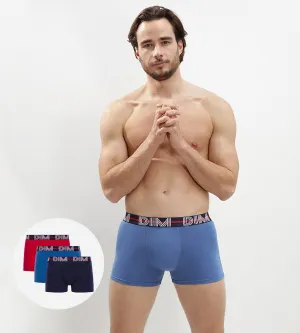 3-pack red, dark blue and sly blue trunks - Dim Powerful