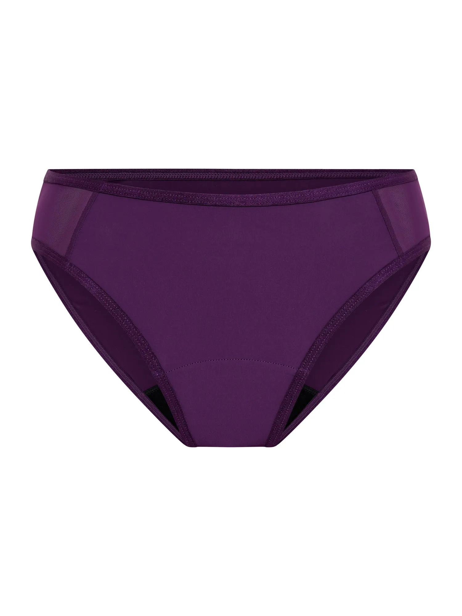Allure Hi Waist Brief Moderate Mystic Purple