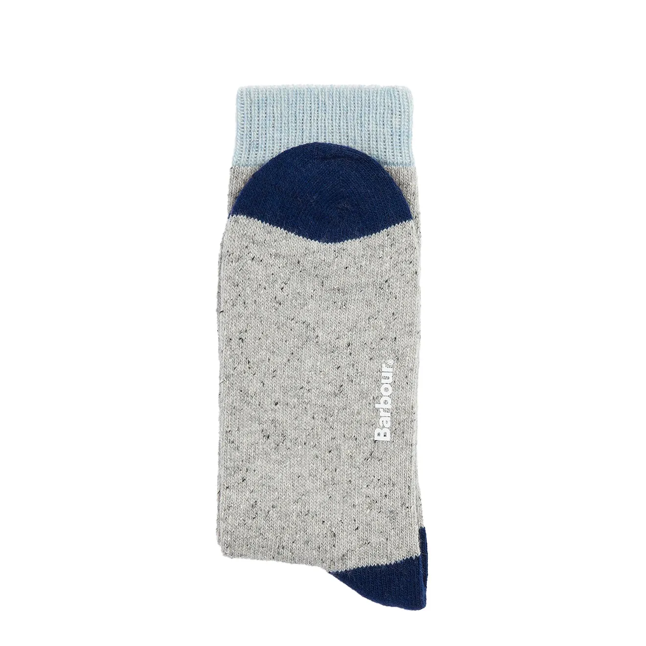 Barbour Fair Isle Sock 2 Pack Blue Granite Mix