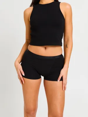 Basic Boyshort Super Black