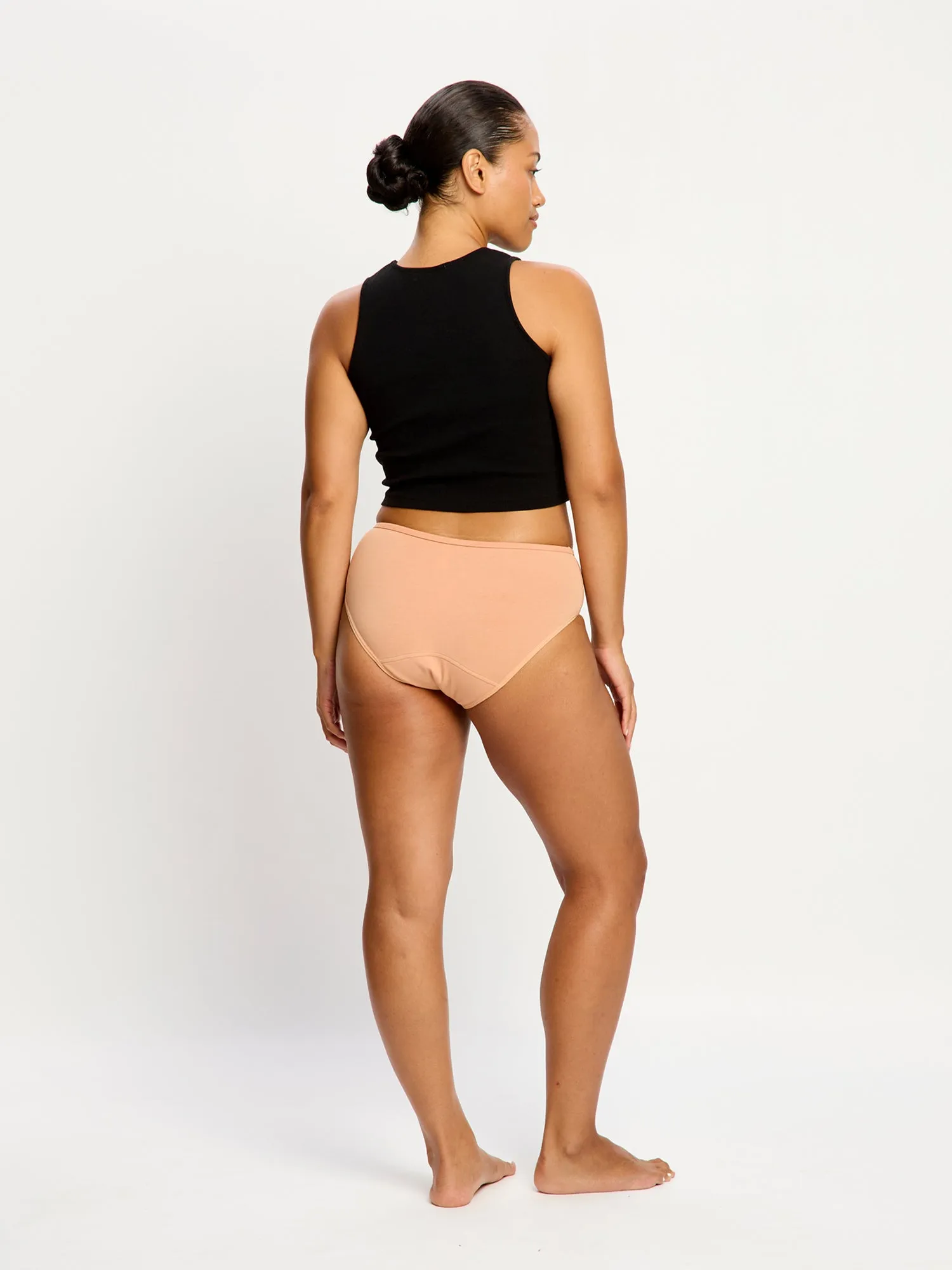 Basic Mid-Rise Brief Moderate Italian Clay