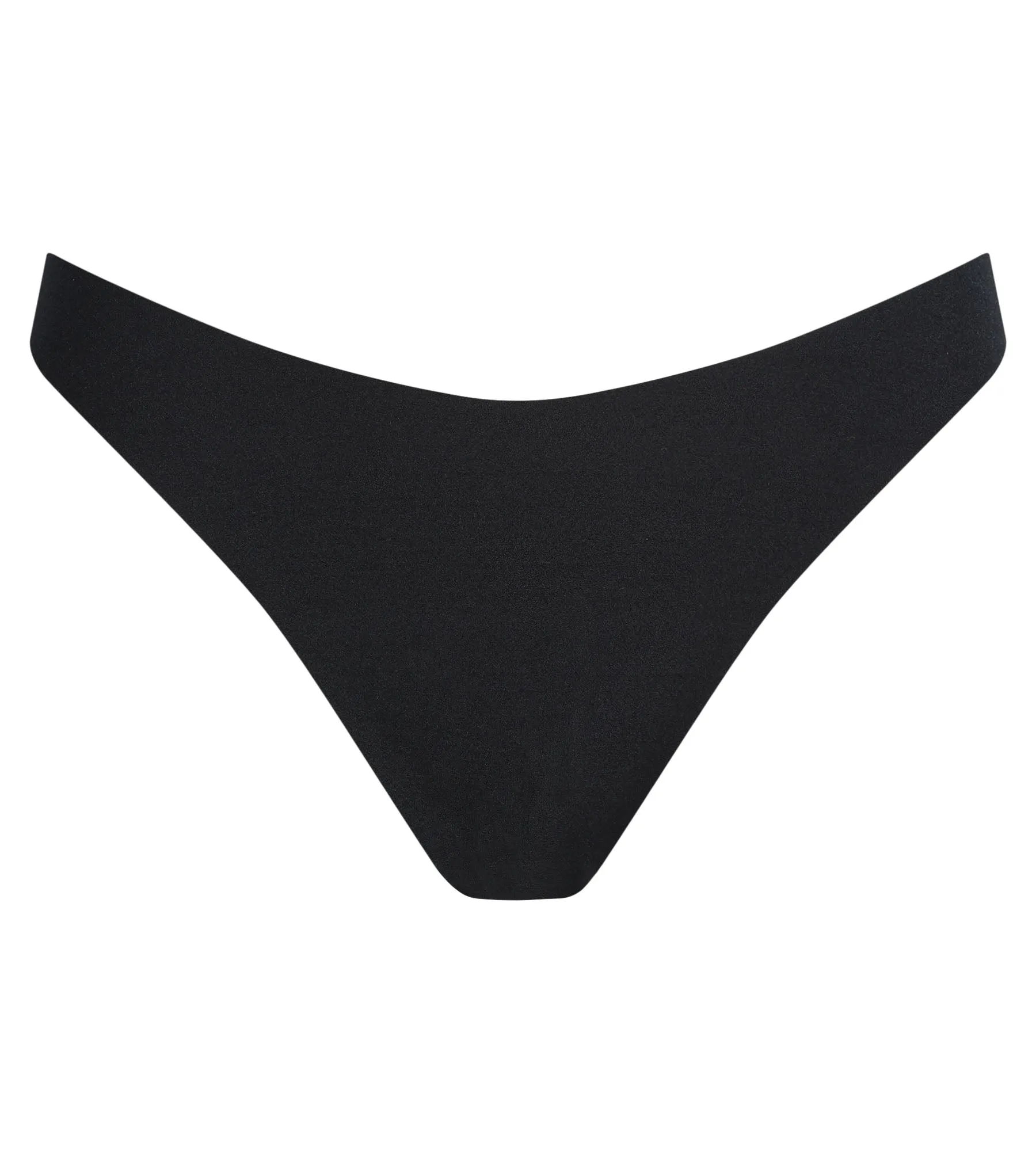 Black Seamless Microfibre G-string Dim No Show Invisible