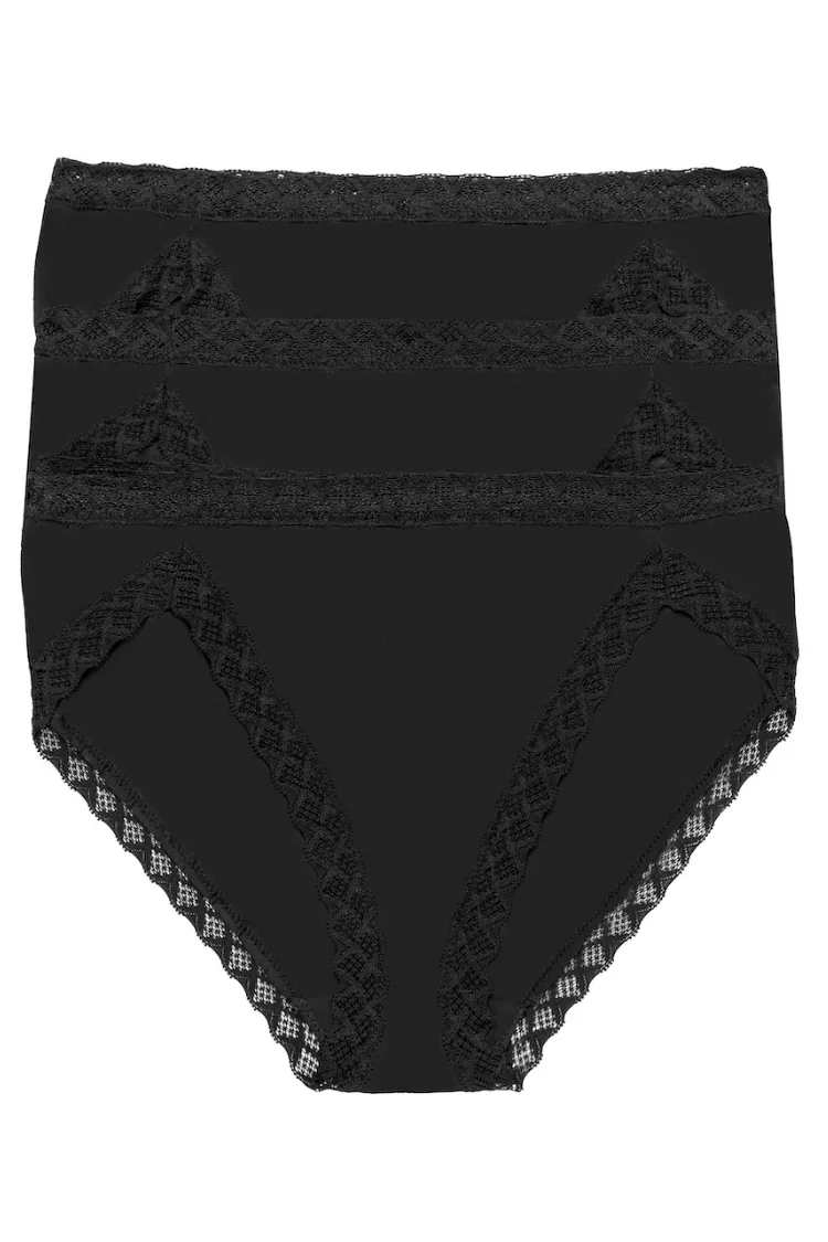 Bliss French Cut Panty 3-Pack In Black