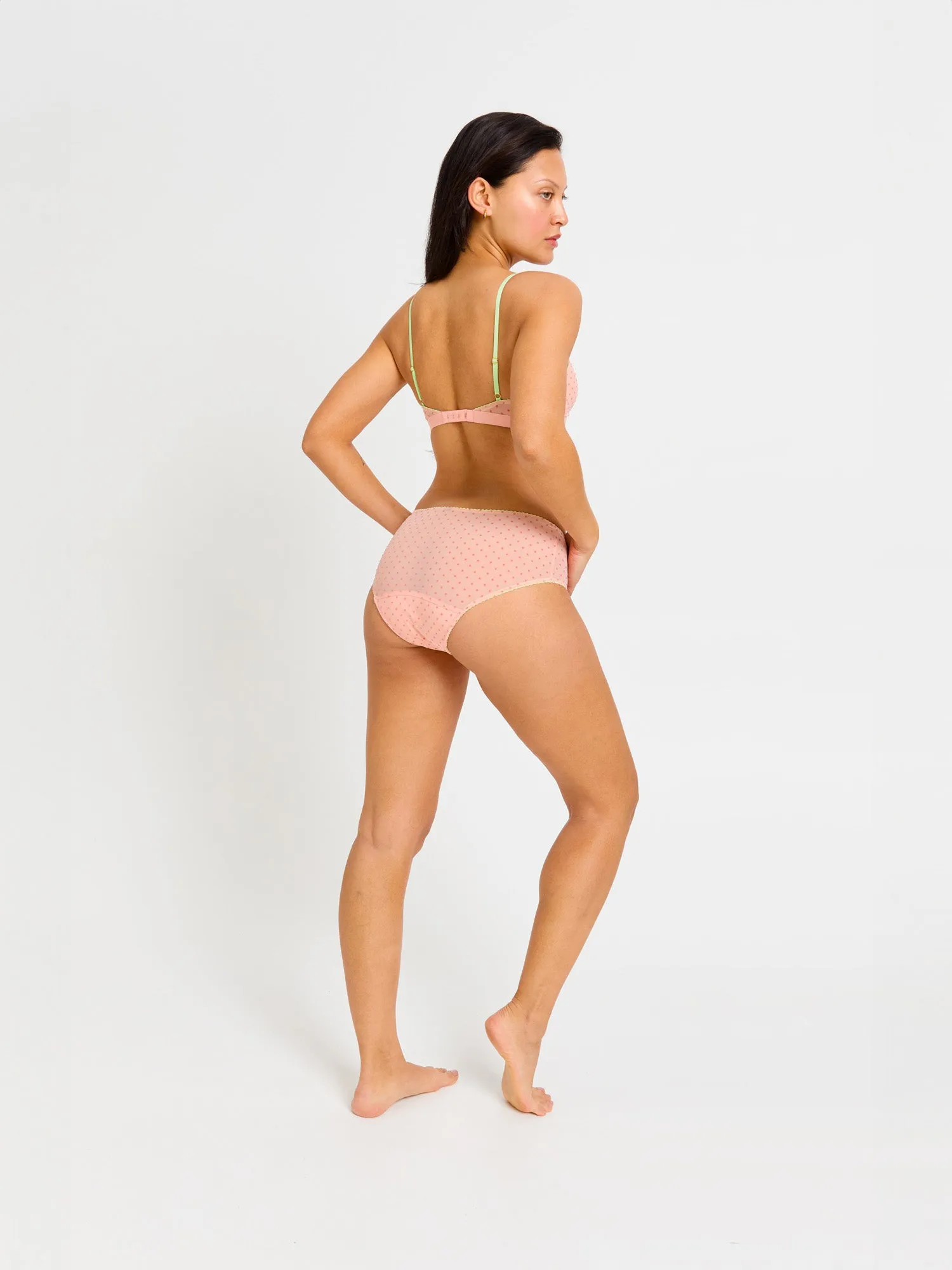 Boudoir Hi Waist Brief Moderate Bud Pink