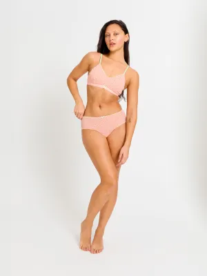 Boudoir Hi Waist Brief Moderate Bud Pink