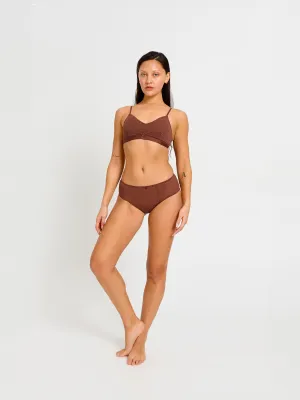 Boudoir Hi Waist Brief Moderate Espresso