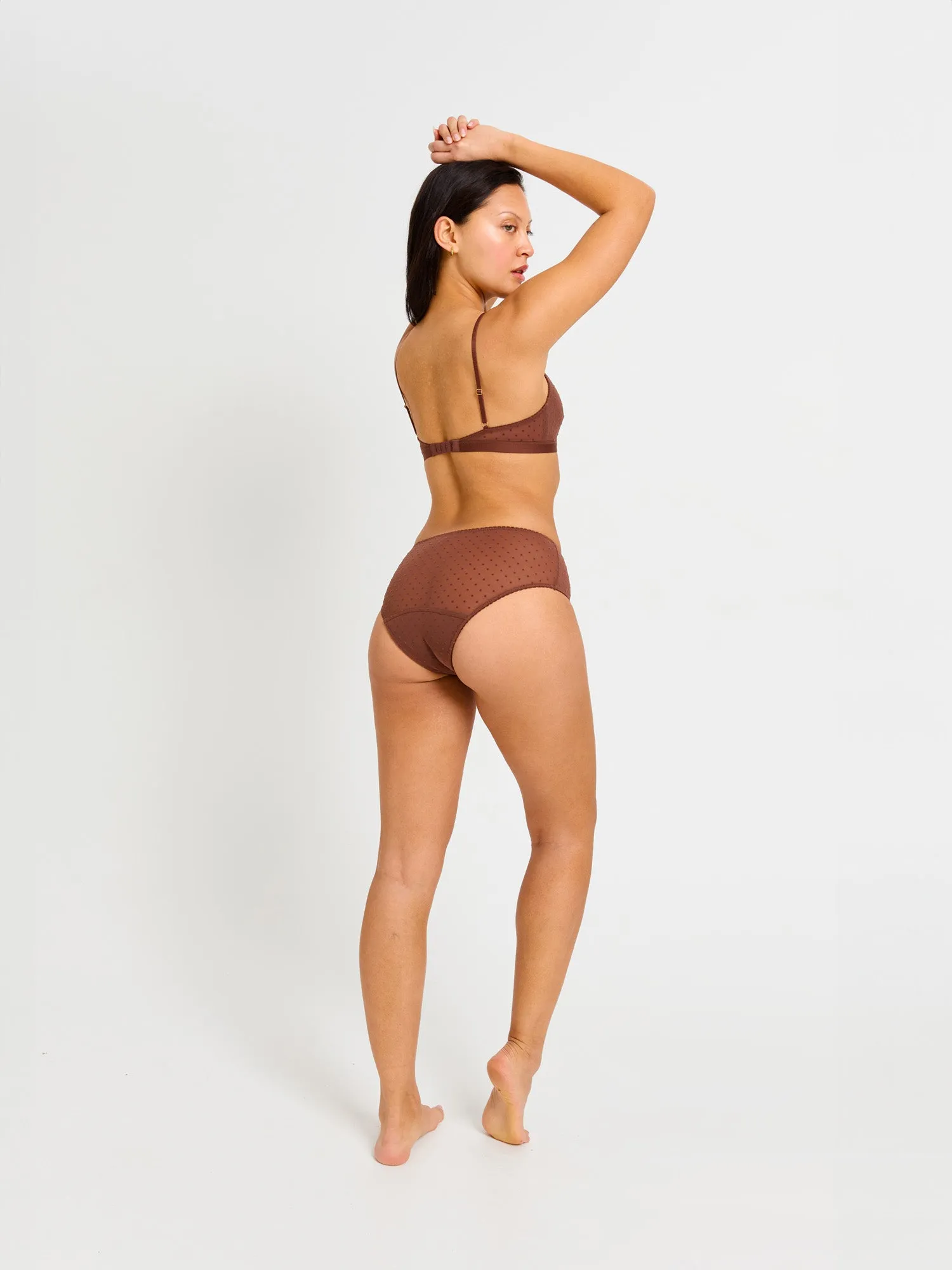 Boudoir Hi Waist Brief Moderate Espresso