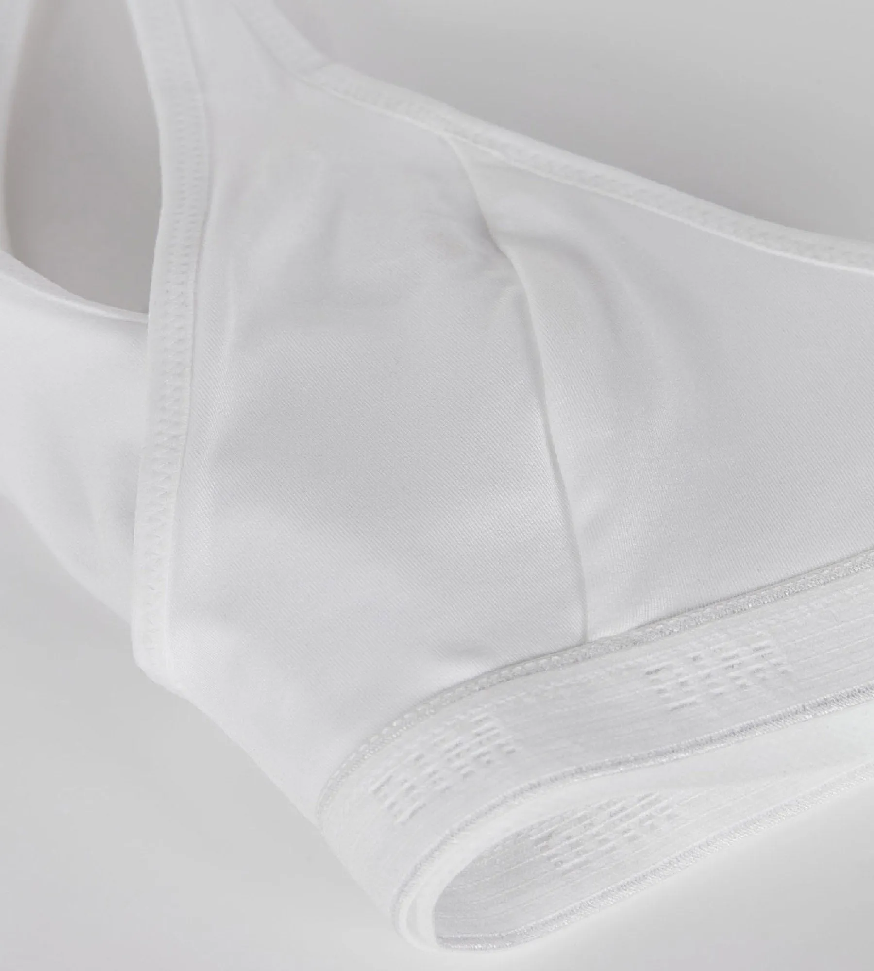 Brassière de sport blanche DIM Pocket Micro Girl