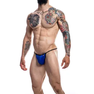 C4M Low Rise G-String Provocative - Royal Blue