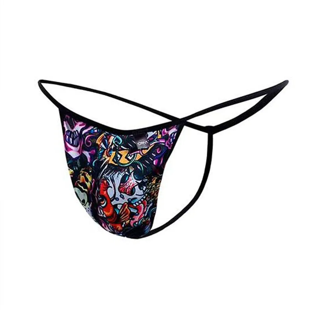 C4M Low Rise G-String Provocative - Tattoo