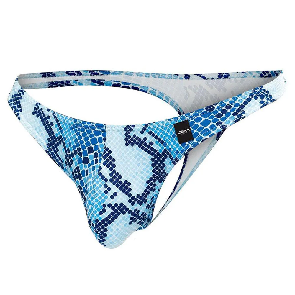 C4M Soft Stretch Ergonomic Men's Thong Provocative - Snake