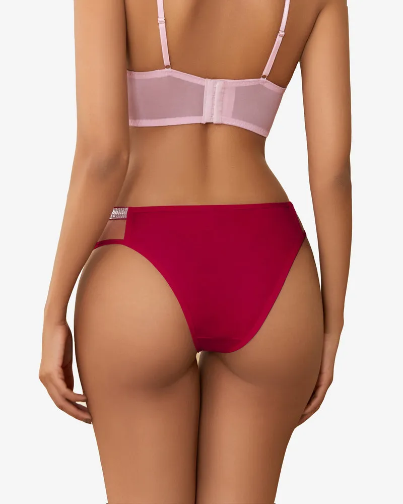 Cotton Panties Floral Lace Hipster