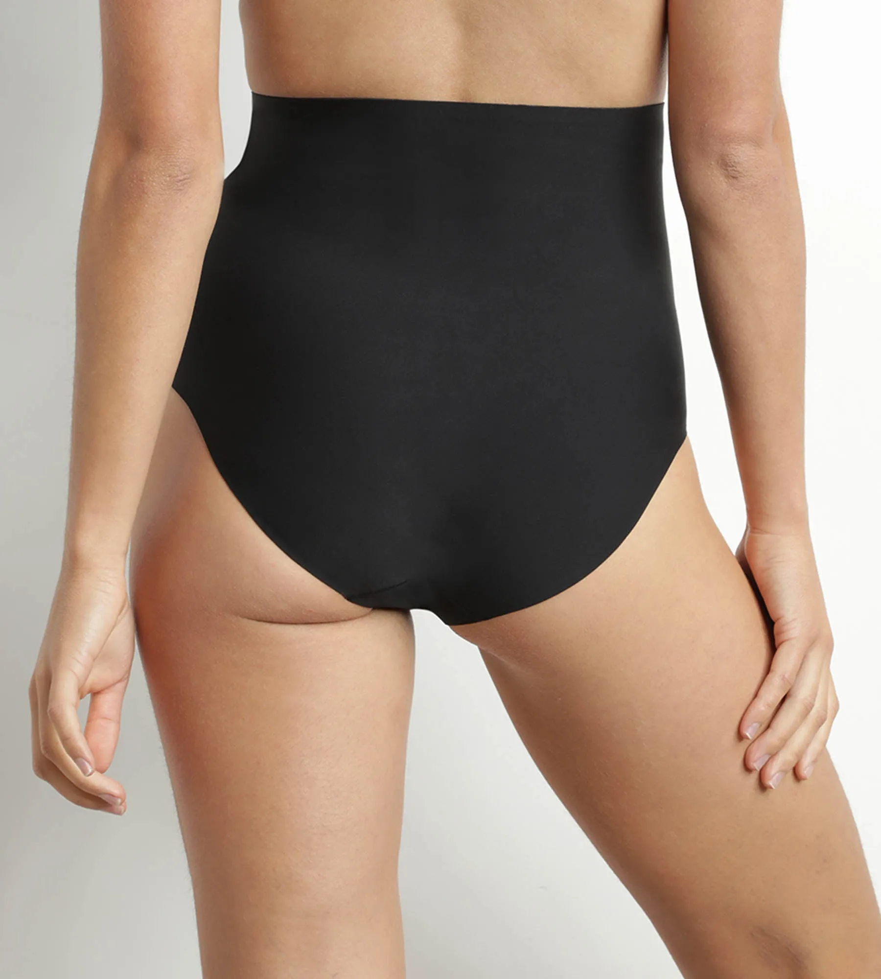 Culotte effet sculptant femme taille haute sans couture Noir Dim Silhouette Invisible