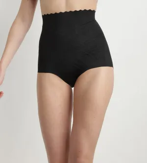 Culotte effet sculptant taille haute 3 en 1 noire Beauty Lift