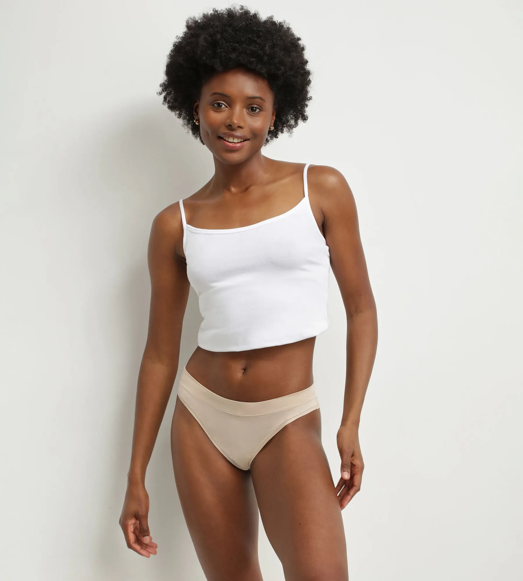 Culotte femme en coton modal Nude Dim Comfort Collection
