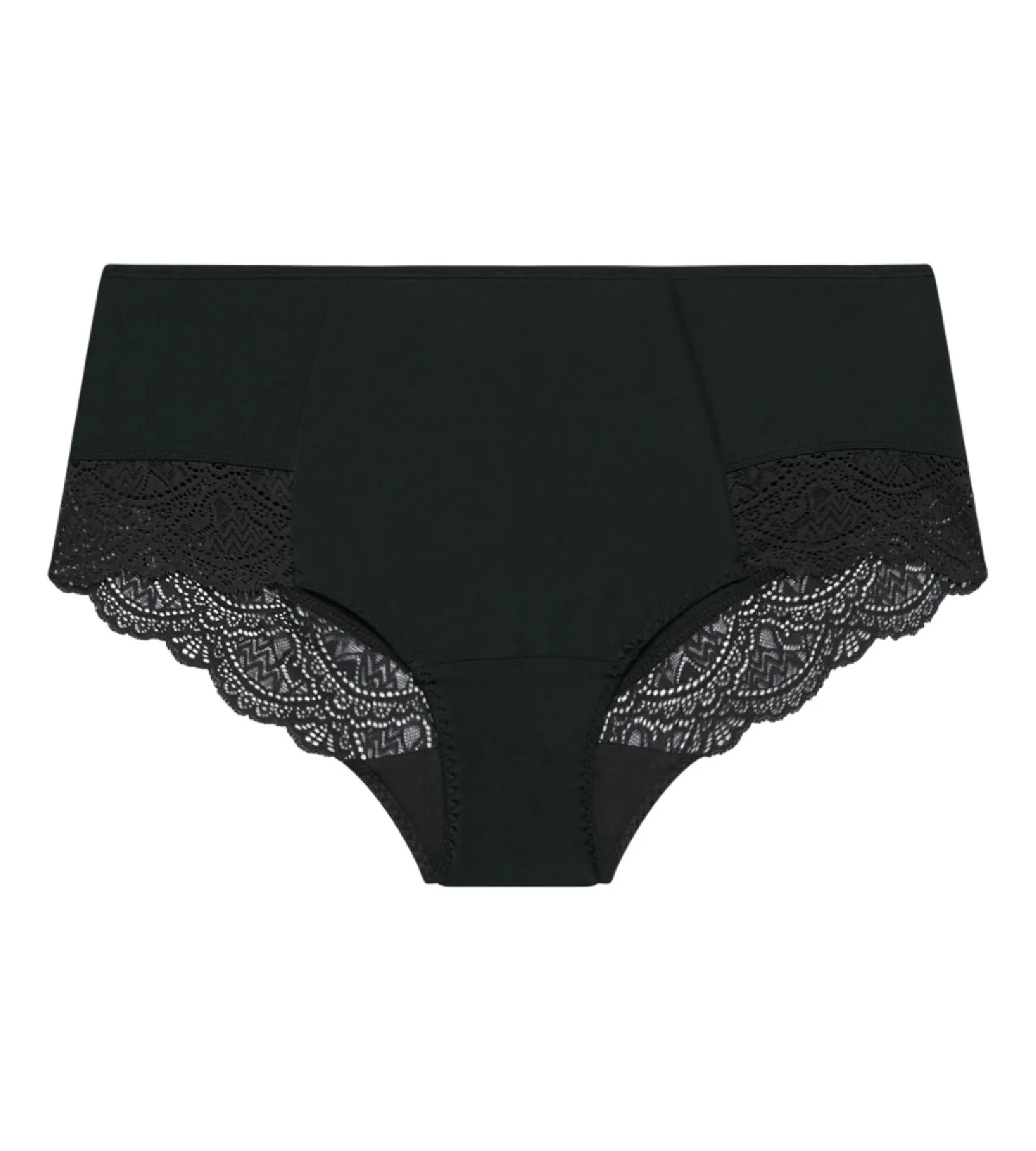 Culotte ventre plat femme taille haute noire Dim Silhouette Essentiel
