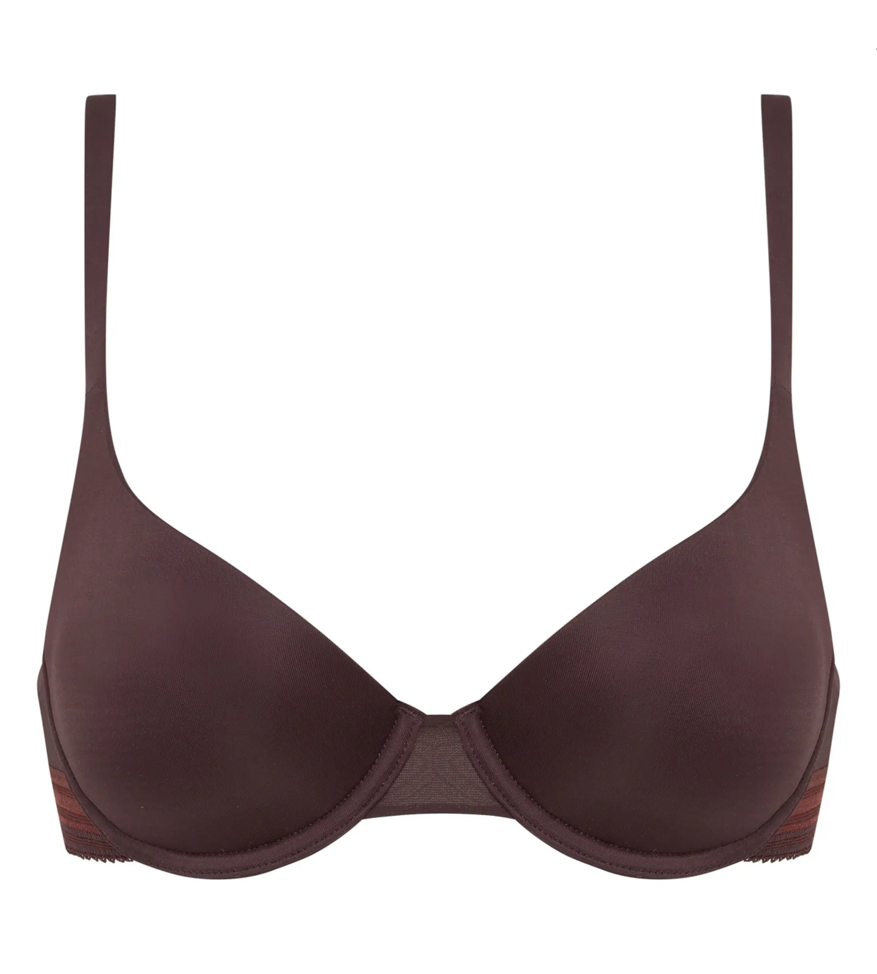 Dim InvisiFit precious brown padded balconette bra