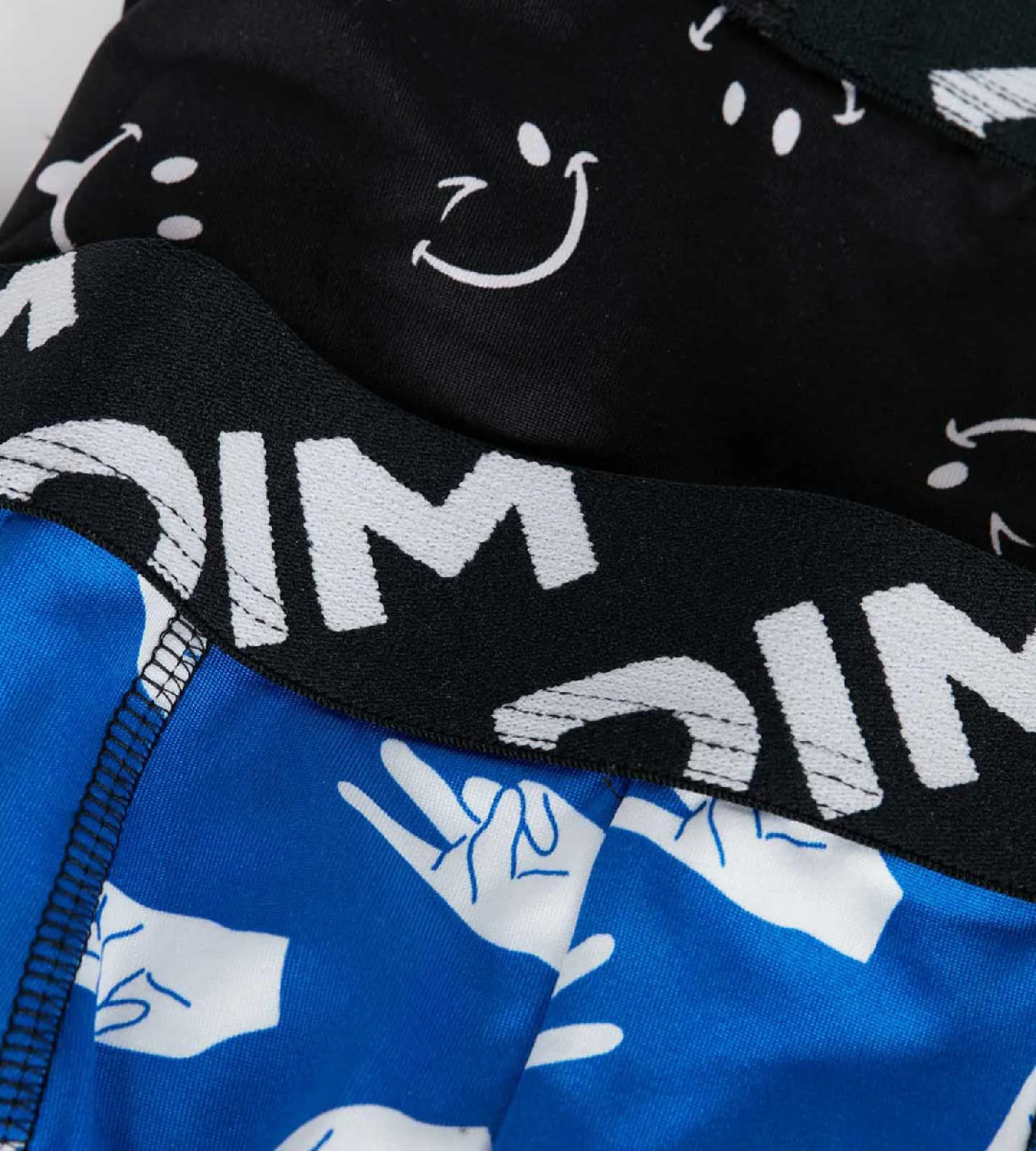 Dim Micro Pack of 2 boys' boxers in recycled microfibre with peace motif