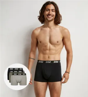 Dim Sport Green Pack of 3 men's boxers with active temperature regulation