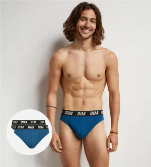 Dim Sport Parma Blue Pack of 2 men's briefs with active temperature regulation