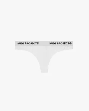 Essential Thong White