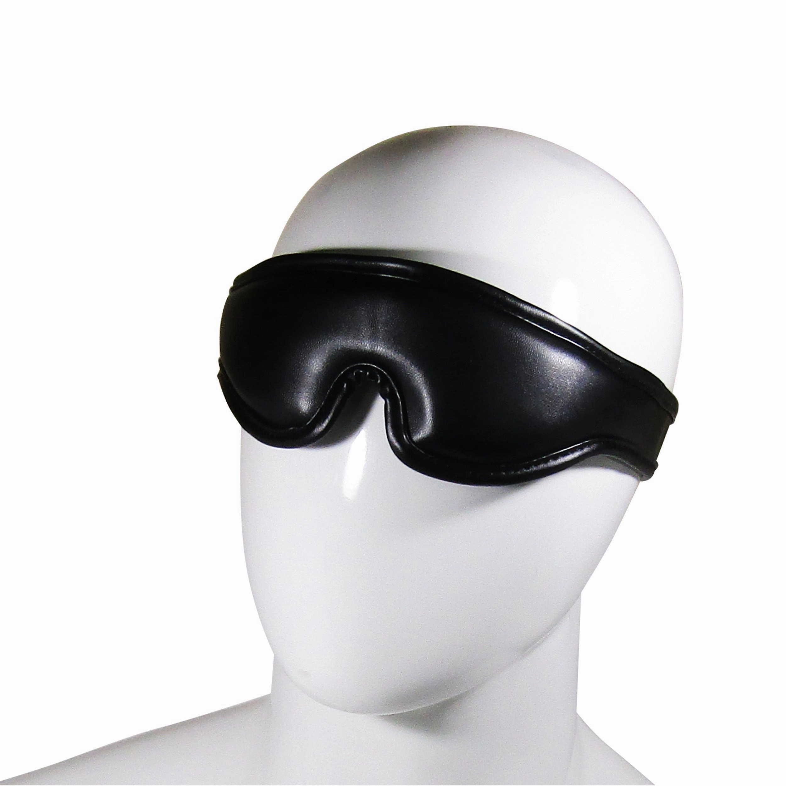 Fetish Pleasure Play Black Padded Blindfold