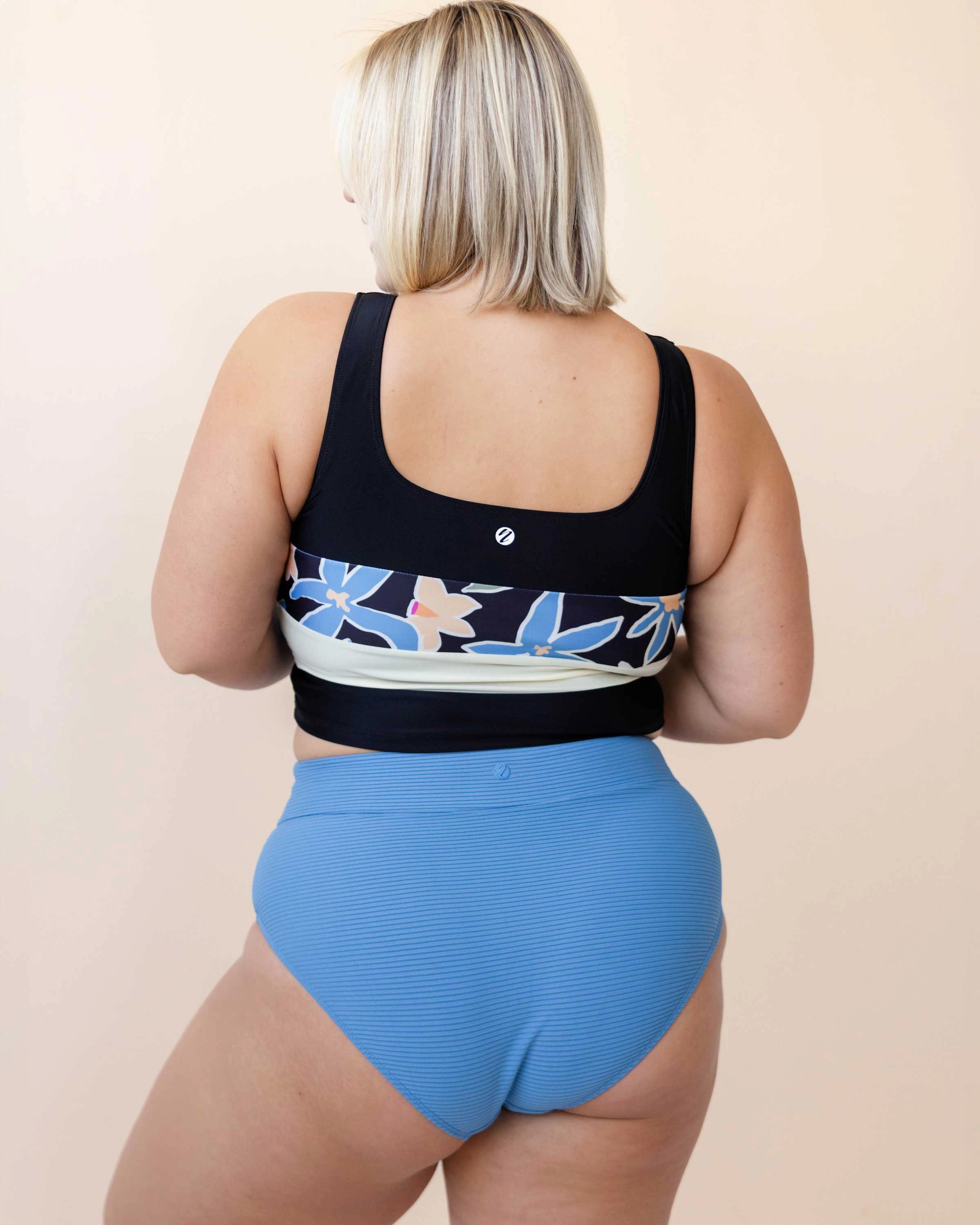 Flat Rib Monica Mid Rise Bottom