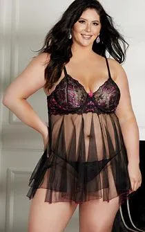 Flirt and Twirl Babydoll Queen