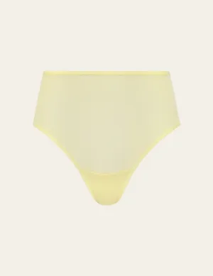FreeMesh High-Cut Full Brief - Lemon