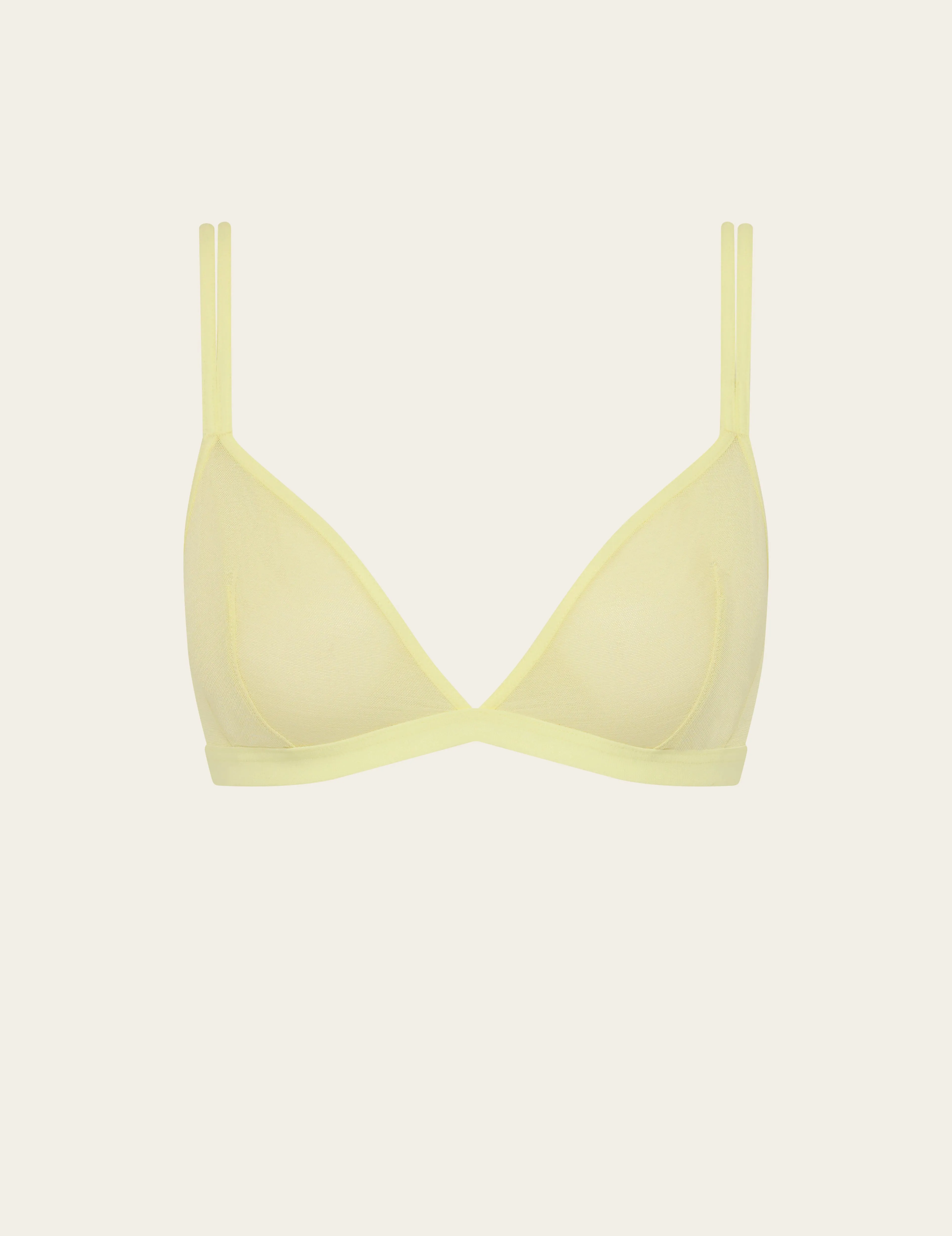 FreeMesh Triangle Bralette - Lemon