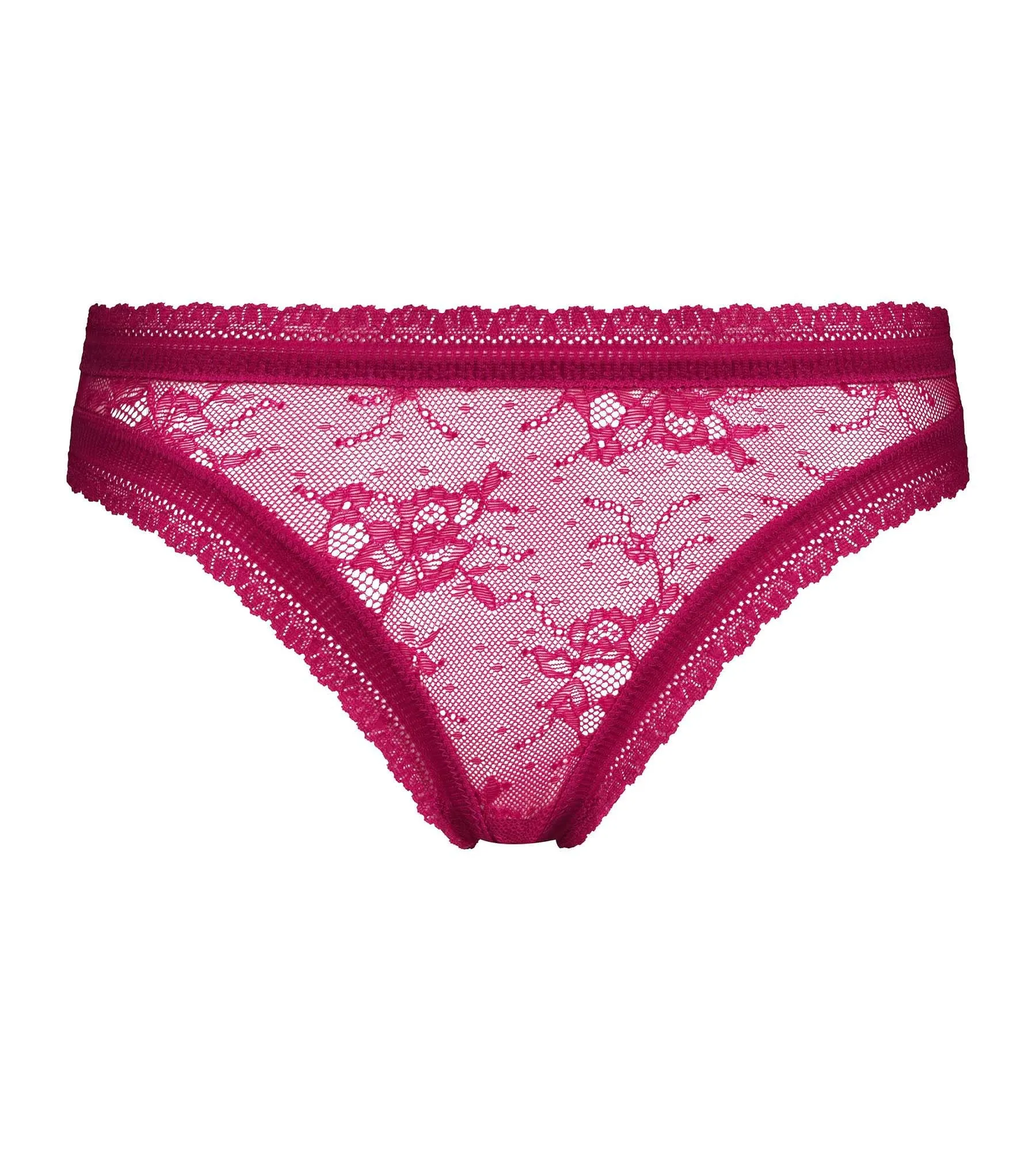 Fuchsia floral lace panties Dim Romance
