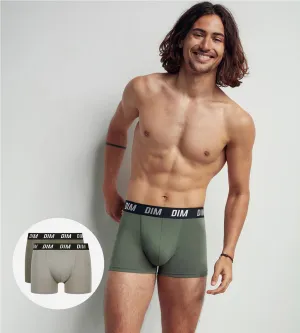 Green Dim Sport Pack of 2 men's boxers with active temperature regulation