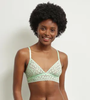 Green Water floral lace triangle bra Daisy Lace