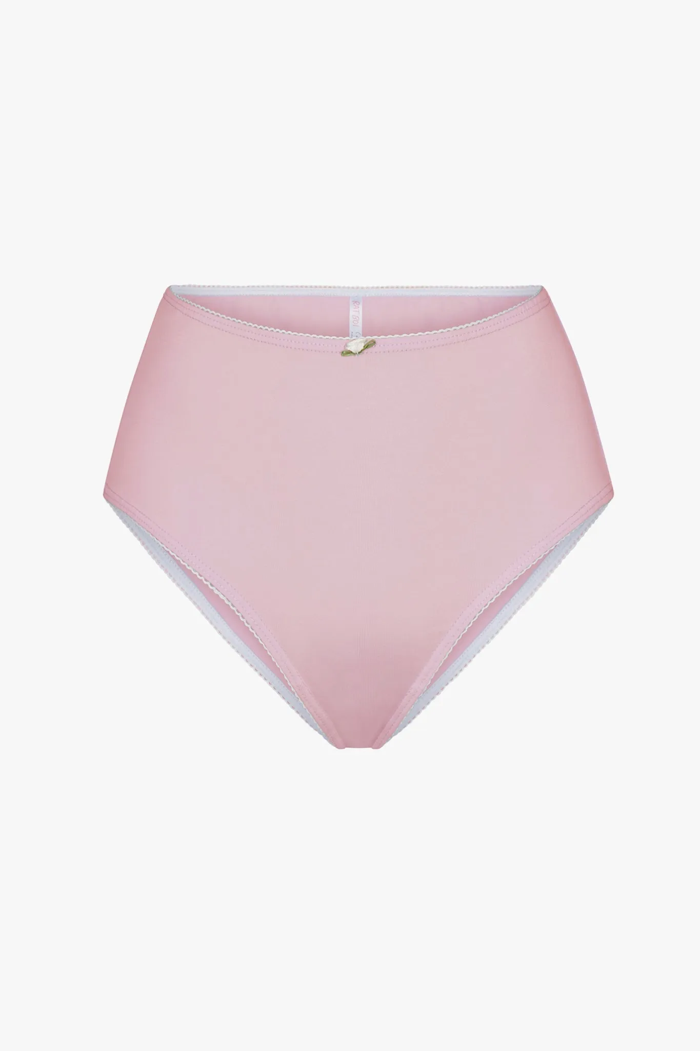 HIGH RISE UNDERWEAR IN BABY PINK