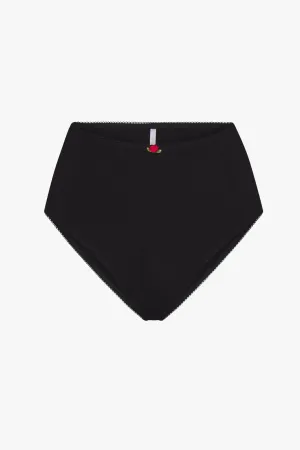 HIGH RISE UNDERWEAR IN ONYX