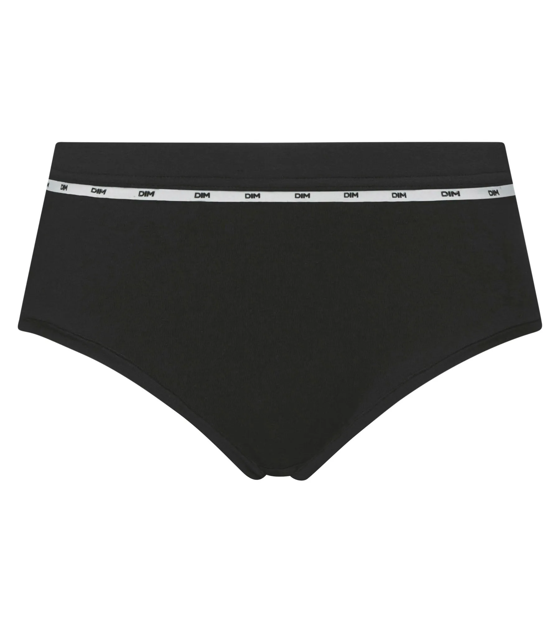 High-waisted modal cotton briefs in Black Dim Icon Essentiel