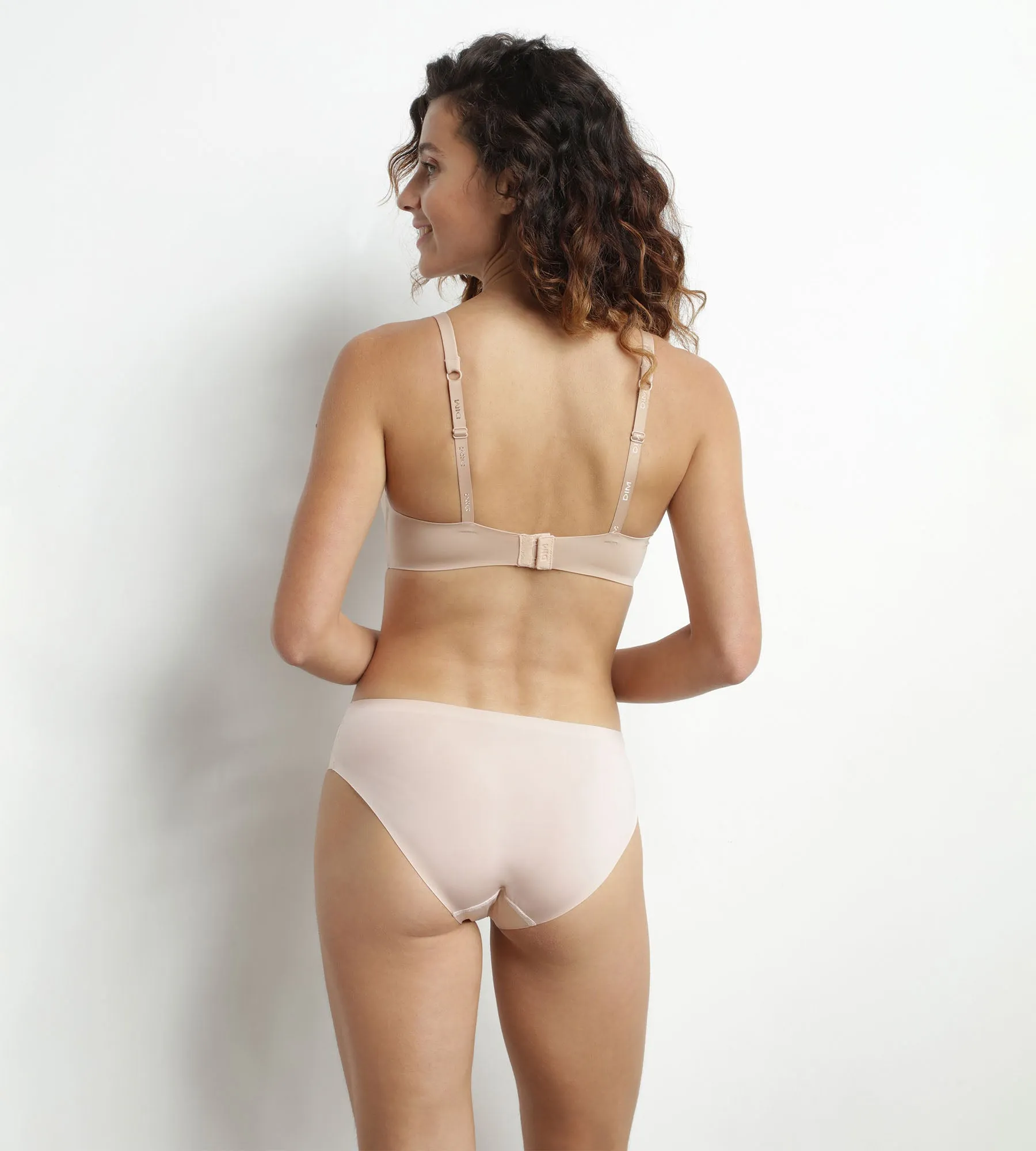 InvisiFree nude wireless padded triangle bra