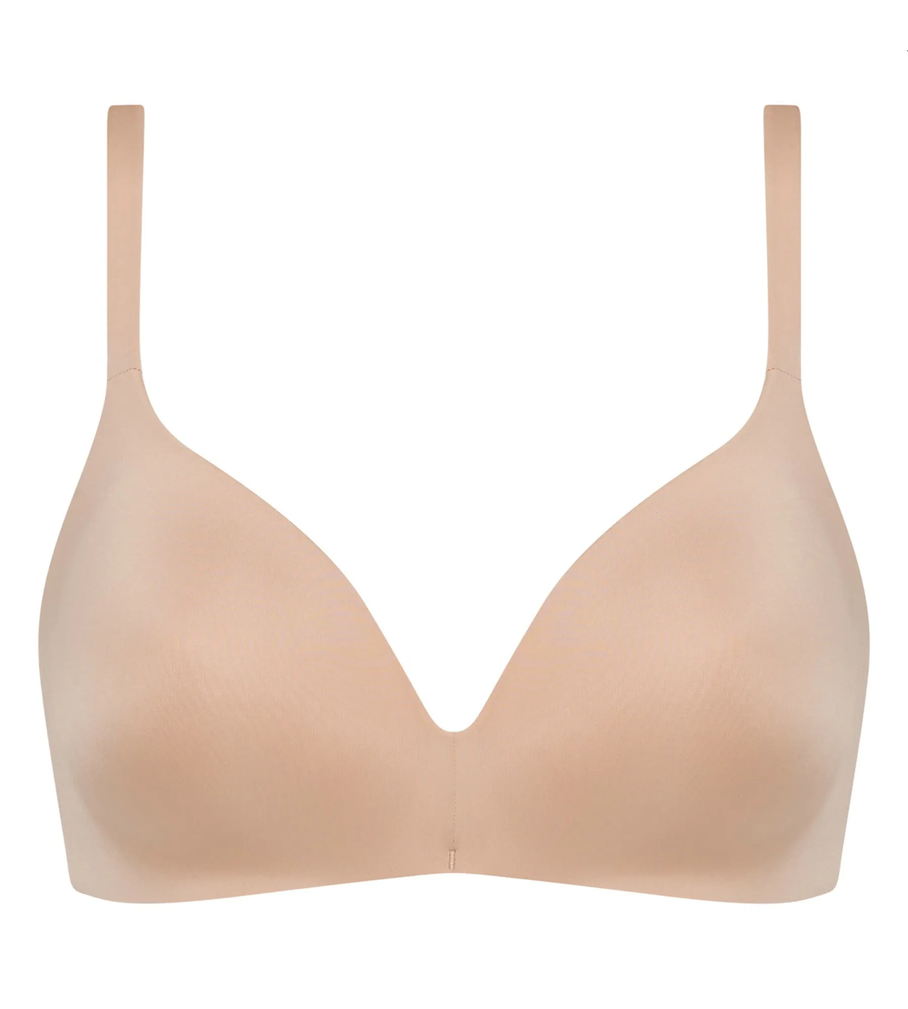 InvisiFree nude wireless padded triangle bra