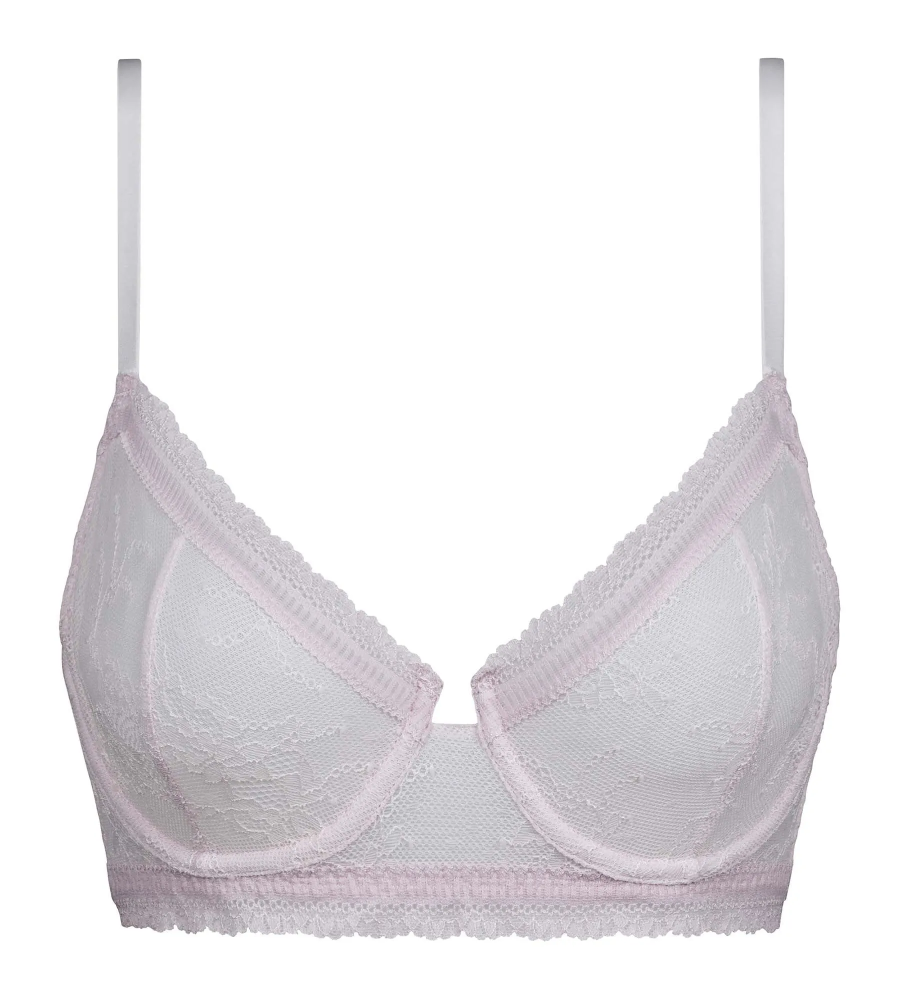 Lila floral lace underwired bra Dim Romance