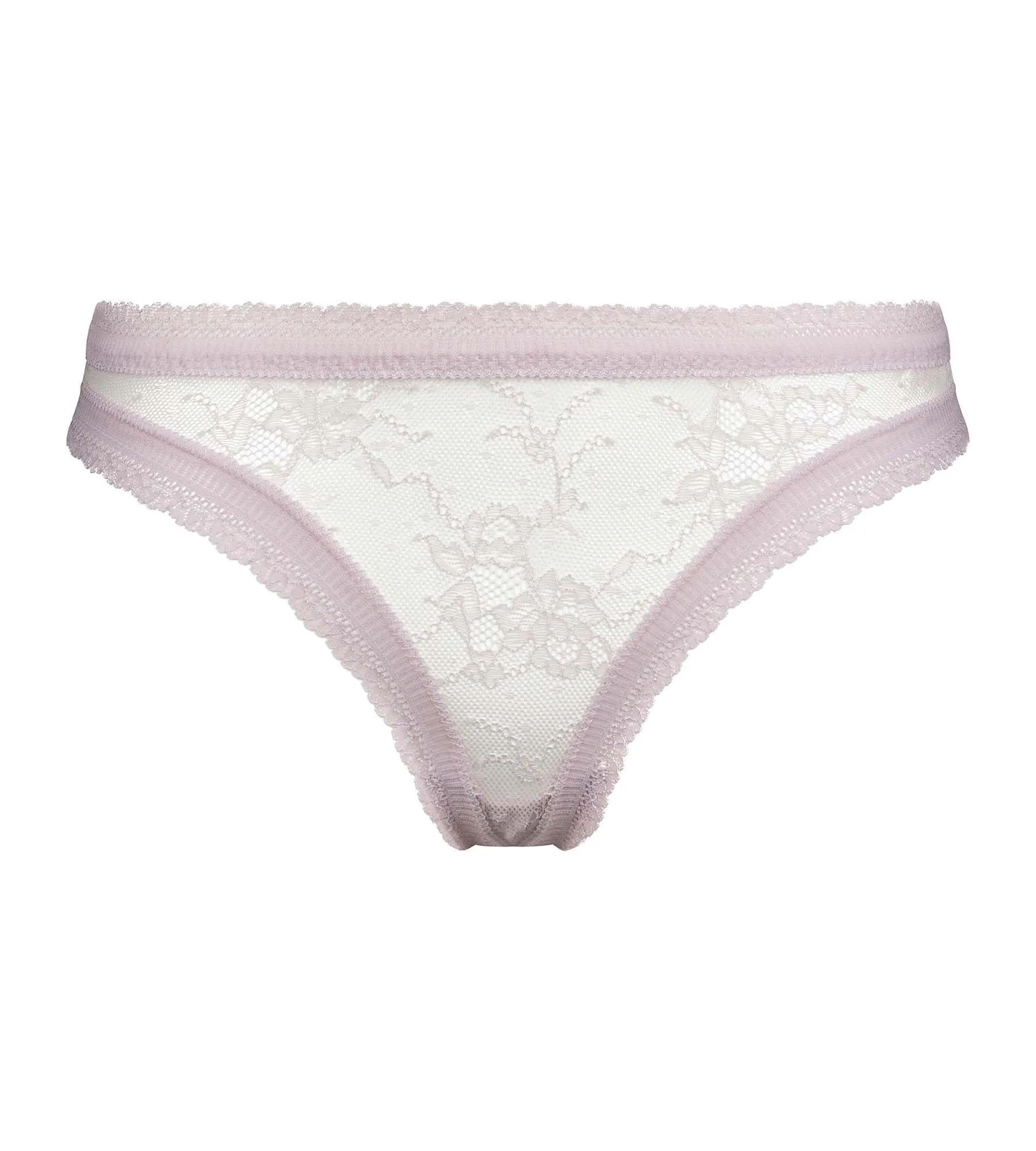 Lilac floral lace thong Dim Romance