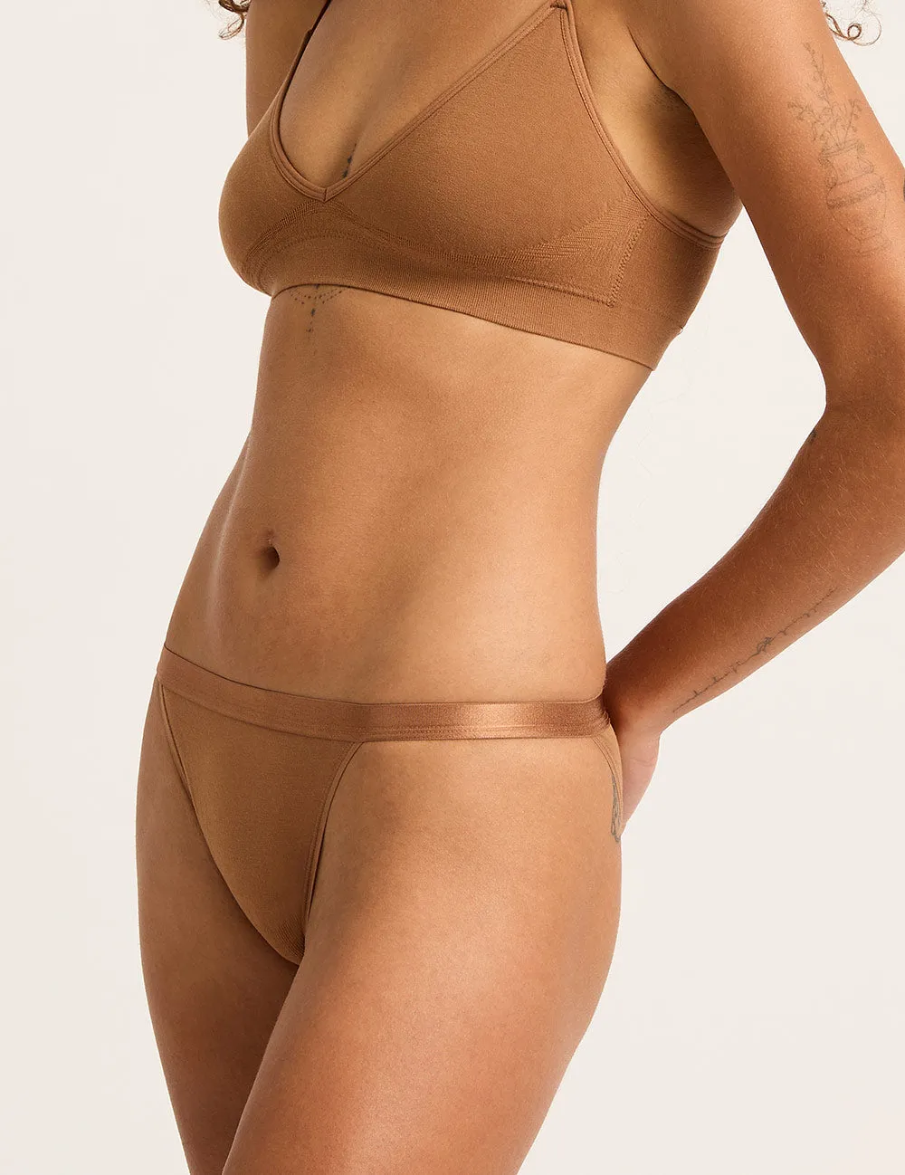 LYOLYTE Hi-Cut Bikini - Maple