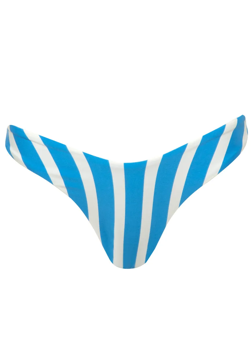 Maaji Azure Stripes Splendour Regular Rise Thin Side Bikini Bottom