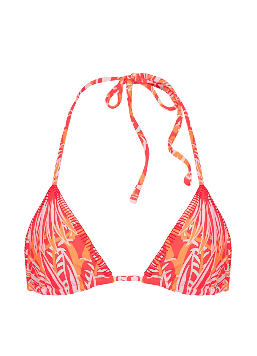 Maaji Coral Foliage Balmy Sliding Triangle Bikini Top