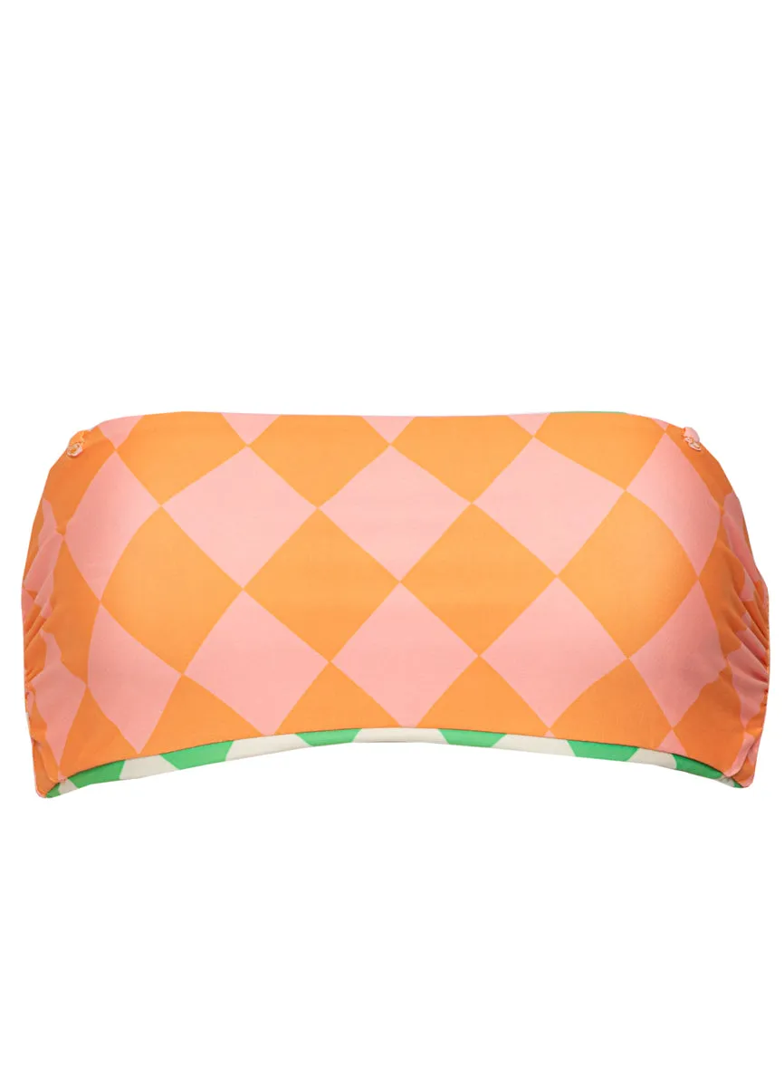 Maaji Diamond Sour Bryn Strapless Bandeau Bikini Top