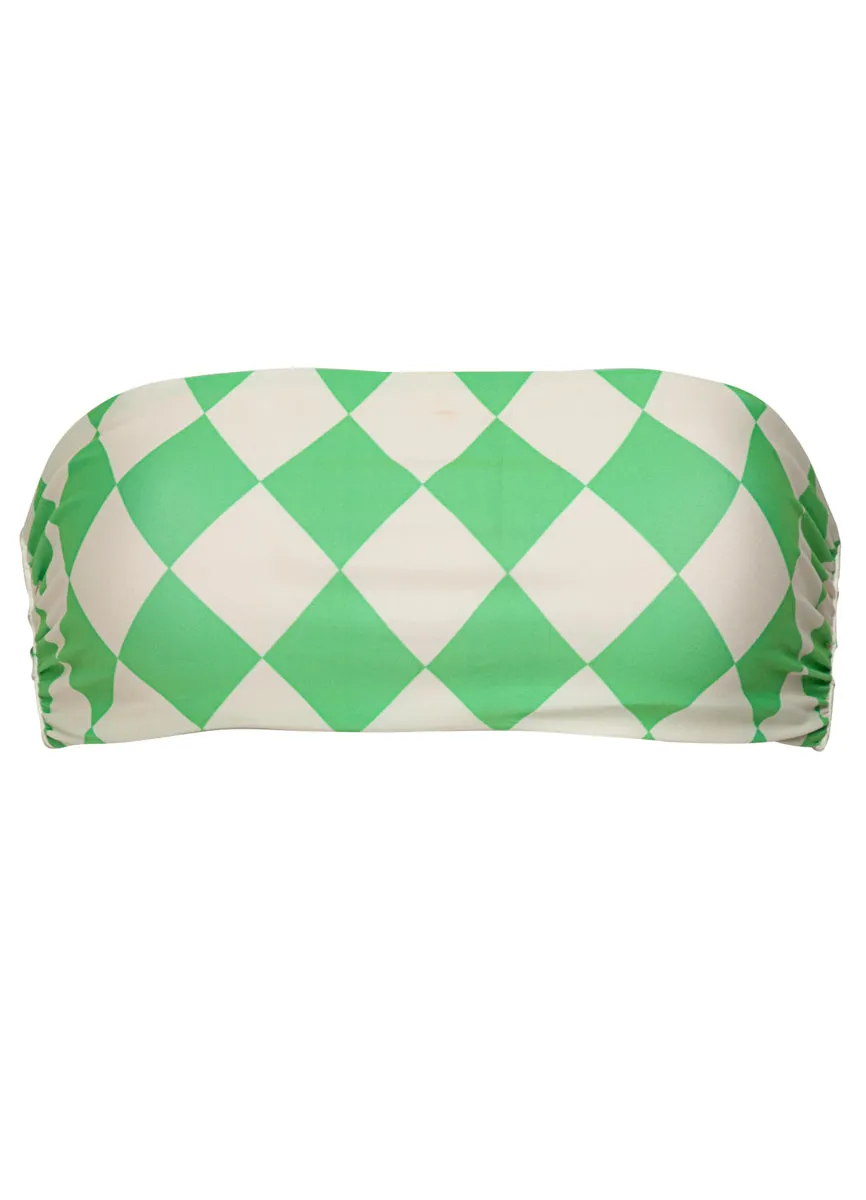 Maaji Diamond Sour Bryn Strapless Bandeau Bikini Top