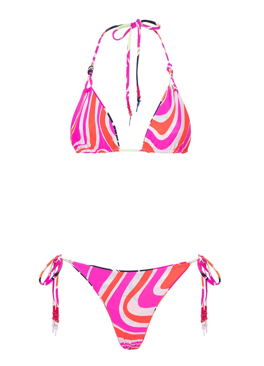 Maaji Jungle Reef Nyla Sliding Triangle Bikini Top